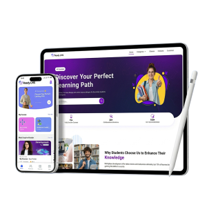 Ready LMS — منصة كورسات إلكترونية جاهزة للإطلاق مع تطبيق جوال وموقع ويب