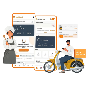 StackFood — تطبيق طلبات الطعام الخاص بمطعمك